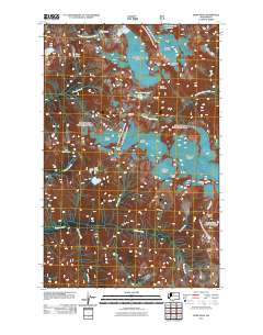 Dome Peak 2011 topographic map thumbnail