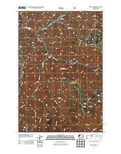 Panjab Creek 2011 topographic map thumbnail