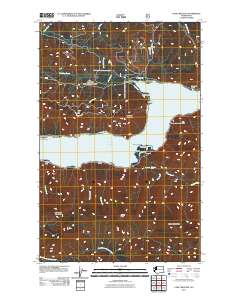 Lake Crescent 2011 topographic map thumbnail