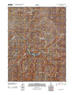 Blue Chief Mesa 2011 topographic map thumbnail
