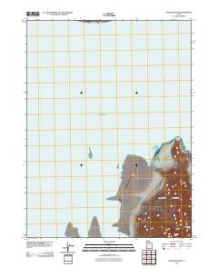 Badger Island 2011 topographic map thumbnail