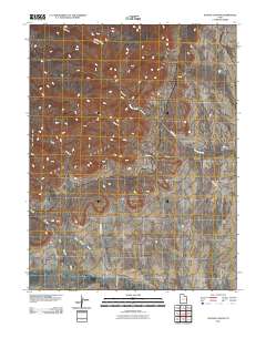 Antone Canyon 2011 topographic map thumbnail