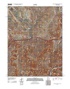 Bitter Creek Well 2011 topographic map thumbnail