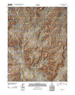 Ant Knoll 2011 topographic map thumbnail