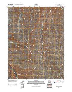 Archy Bench SE 2011 topographic map thumbnail