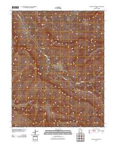 Chocolate Drop 2011 topographic map thumbnail