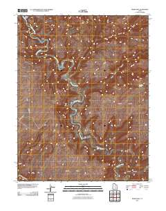 Burr Point 2010 topographic map thumbnail