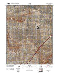 Danish Flat 2011 topographic map thumbnail