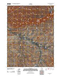 Cliff Ridge 2011 topographic map thumbnail