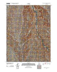 Buck Camp Canyon 2011 topographic map thumbnail