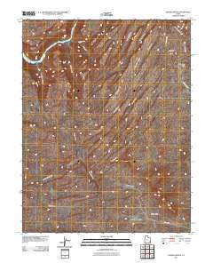 Cross Canyon 2011 topographic map thumbnail