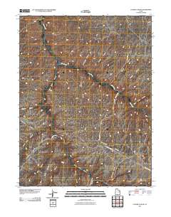 Cooper Canyon 2011 topographic map thumbnail