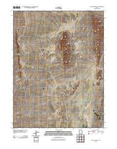 Coyote Knolls 2010 topographic map thumbnail