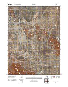 Davis Knolls 2011 topographic map thumbnail