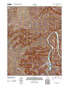 Gold Bar Canyon 2010 topographic map thumbnail