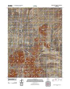 Desert Mountain Pass 2010 topographic map thumbnail