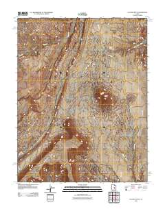 Factory Butte 2011 topographic map thumbnail