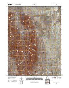 Dugway Range NE 2010 topographic map thumbnail