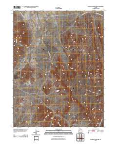 Dugway Range SW 2010 topographic map thumbnail