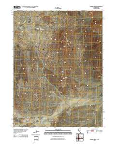 Ferber Peak 2011 topographic map thumbnail