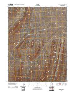 Cowboy Pass 2010 topographic map thumbnail