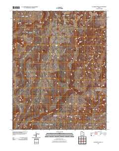 Elaterite Basin 2011 topographic map thumbnail