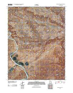 Green River SE 2010 topographic map thumbnail