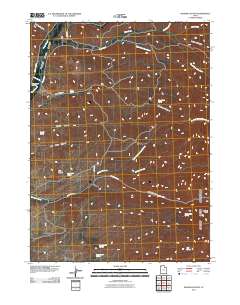 Ingham Canyon 2011 topographic map thumbnail