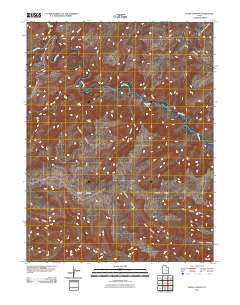Jenny Canyon 2011 topographic map thumbnail