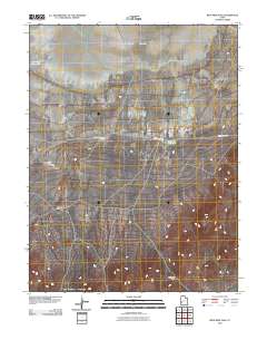 Iron Mine Pass 2010 topographic map thumbnail