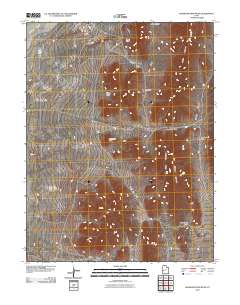 Headlight Mountain 2010 topographic map thumbnail