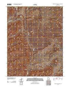 Horse Pasture Mesa 2011 topographic map thumbnail