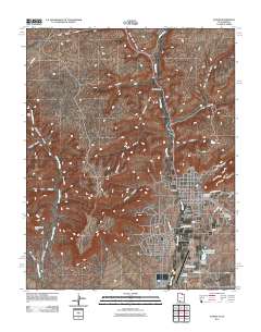 Kanab 2011 topographic map thumbnail