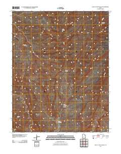 East of the Navajo 2011 topographic map thumbnail