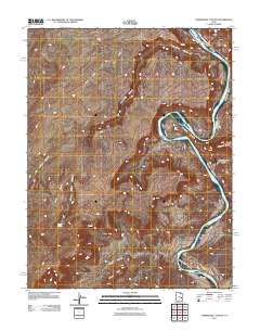 Horsethief Canyon 2011 topographic map thumbnail