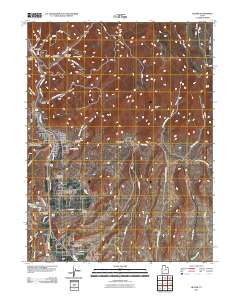 Helper 2011 topographic map thumbnail