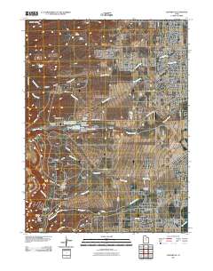 Copperton 2011 topographic map thumbnail