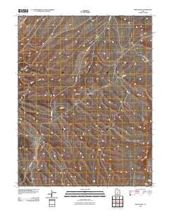 Jakes Knoll 2010 topographic map thumbnail