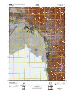Messix Peak 2011 topographic map thumbnail