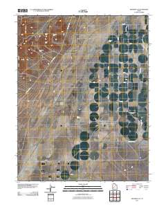 Milford Flat 2011 topographic map thumbnail