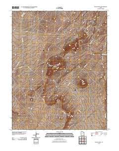 Hogan Mesa 2010 topographic map thumbnail