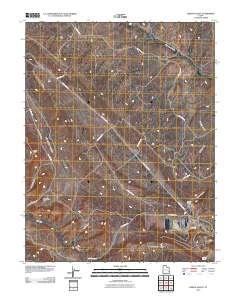 Lisbon Valley 2010 topographic map thumbnail