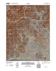 Marjum Pass 2011 topographic map thumbnail