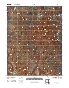 Mount Pennell 2011 topographic map thumbnail