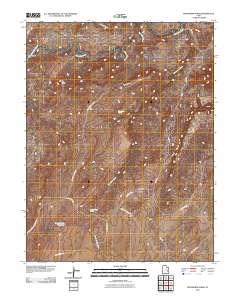 Moonshine Wash 2010 topographic map thumbnail