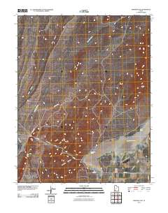 Parowan Gap 2011 topographic map thumbnail