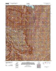 Monitor Butte 2011 topographic map thumbnail