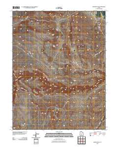 Moroni Peak 2010 topographic map thumbnail