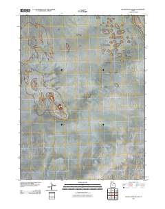 Round Mountain NW 2011 topographic map thumbnail