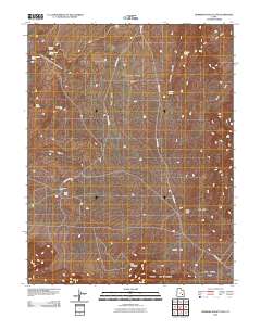 Robbers Roost Flats 2010 topographic map thumbnail